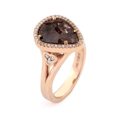 Dreaming in Color Rose Gold Pear Ring