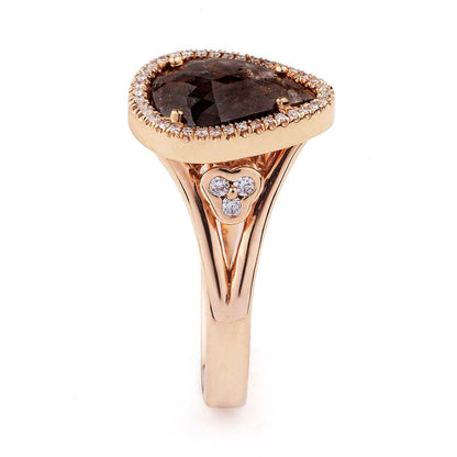 Dreaming in Color Rose Gold Pear Ring