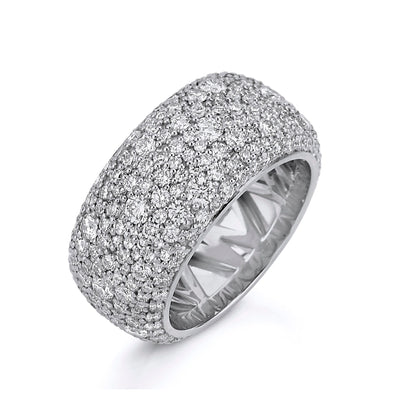 Europa Dome Eternity Ring