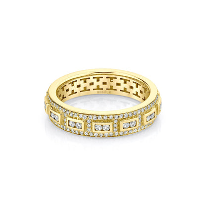 MICHAEL M High Jewelry Europa Geo Pavé Band
