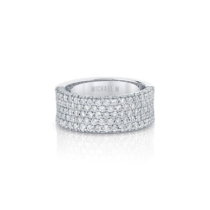 Europa Halved Diamond Band
