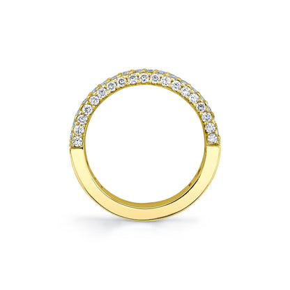 Europa Halved Diamond Band