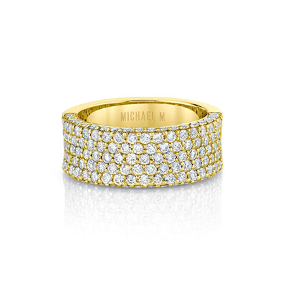 Europa Halved Diamond Band