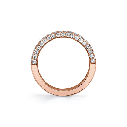Europa Halved Diamond Band