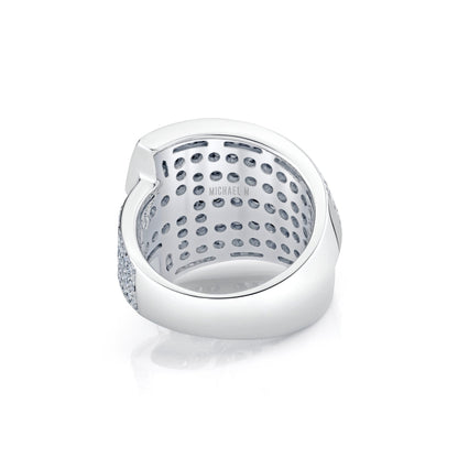 Europa Interlock Pavé Band
