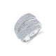Europa Interlock Pavé Band