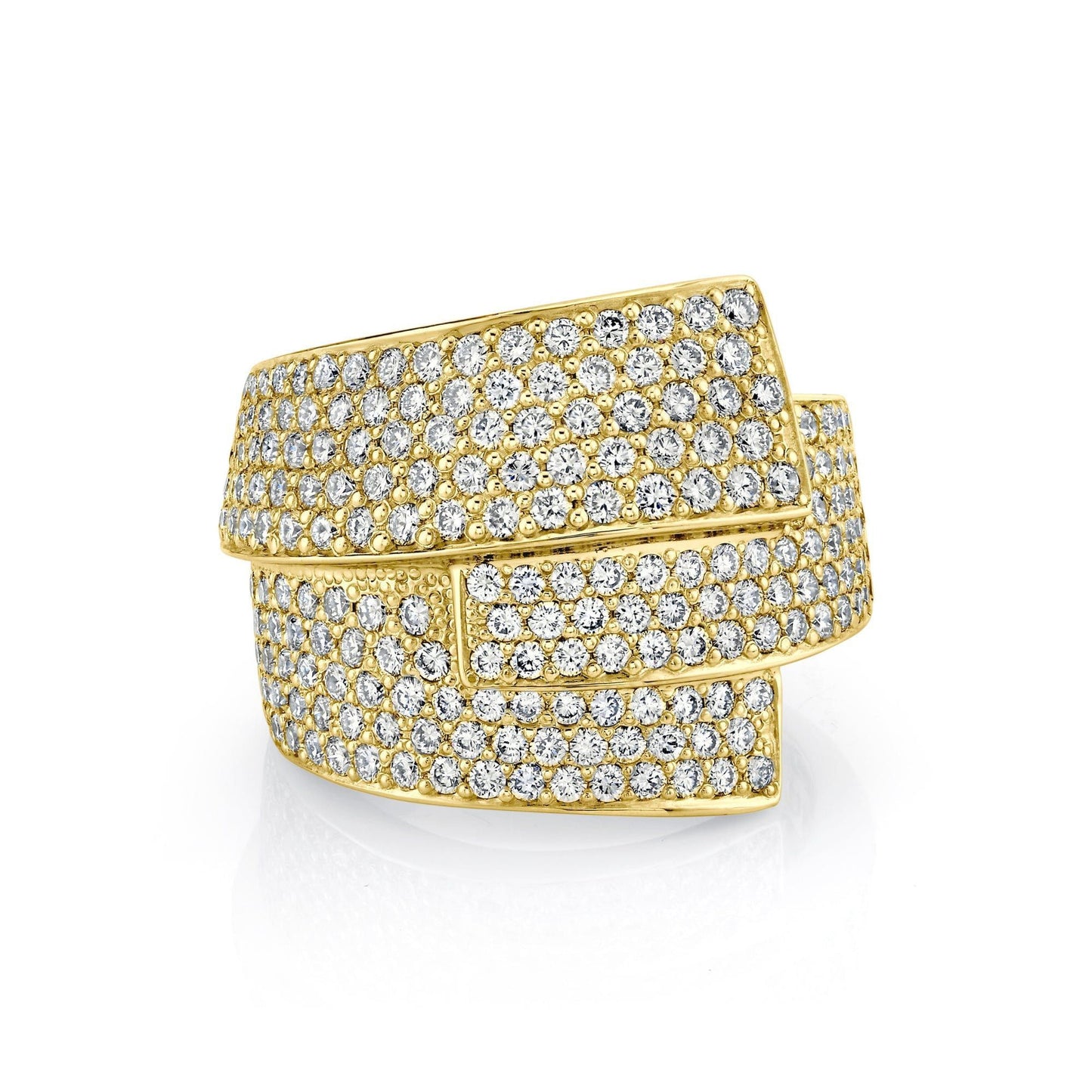 MICHAEL M High Jewelry Europa Interlock Pavé Band