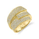 Europa Interlock Pavé Band