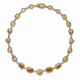 Sliced Yellow Diamond Necklace