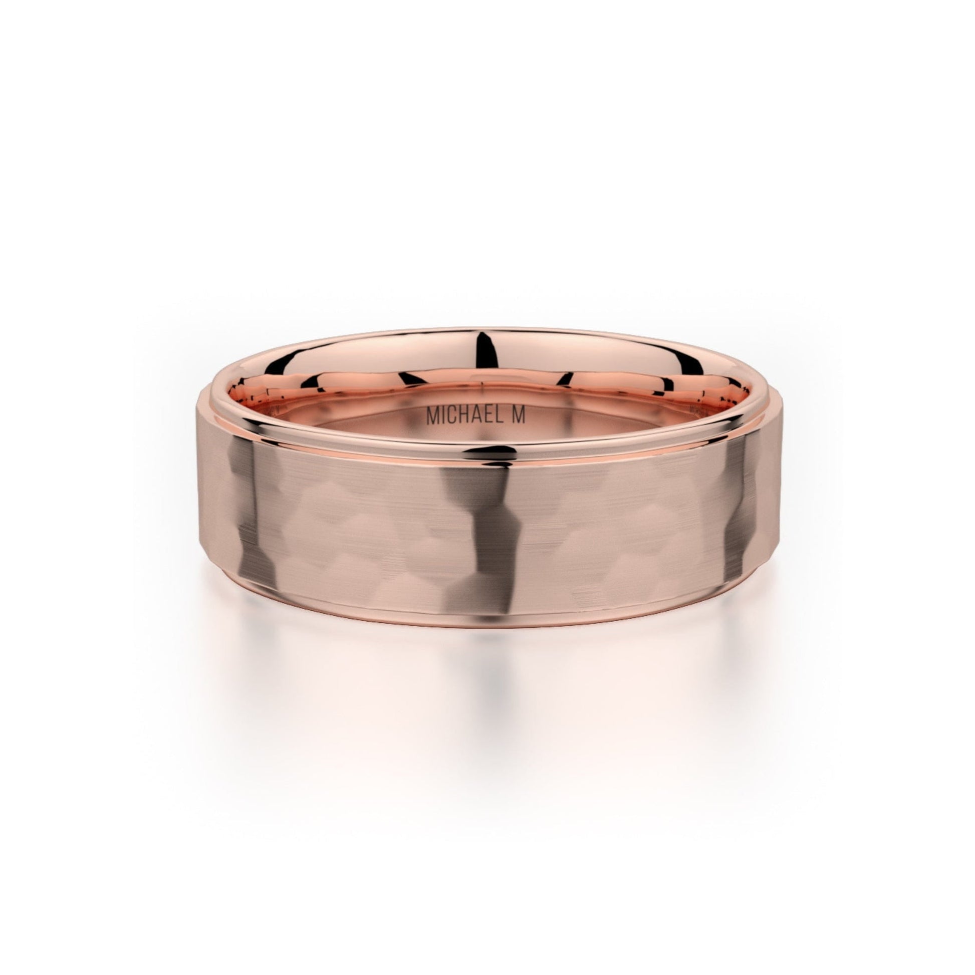 MICHAEL M Men's 14K Rose Gold / 7 Men's Band MB113 MB-113RG14K
