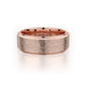 MICHAEL M Men's 14K Rose Gold / 7 Men's Band MB114 MB-114RG14K