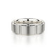 MICHAEL M Men's 14K White Gold / 7 Men's Band MB108 MB-108WG14K