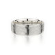 MICHAEL M Men's 14K White Gold / 7 Men's Band MB113 MB-113WG14K