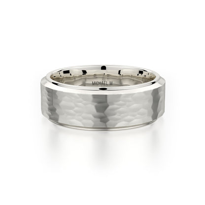 MICHAEL M Men's 14K White Gold / 7 Men's Band MB114 MB-114WG14K