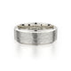 MICHAEL M Men's 14K White Gold / 7 Men's Band MB114 MB-114WG14K