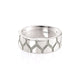 MICHAEL M Men's 14K White Gold / 7 Men's Band MB117