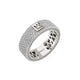 MICHAEL M Men's 14K White Gold / 7 Men's Band MB119
