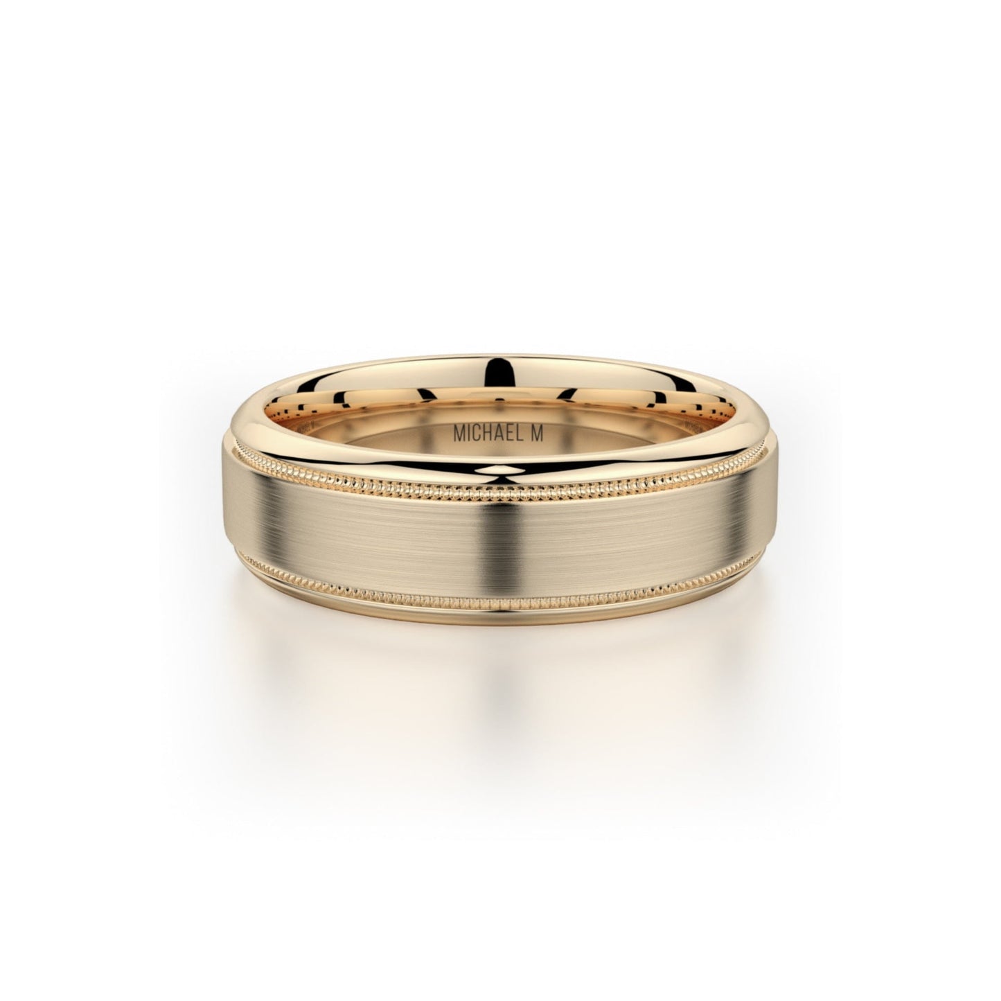 MICHAEL M Men's 14K Yellow Gold / 7 Men's Band MB101 MB-101YG14K