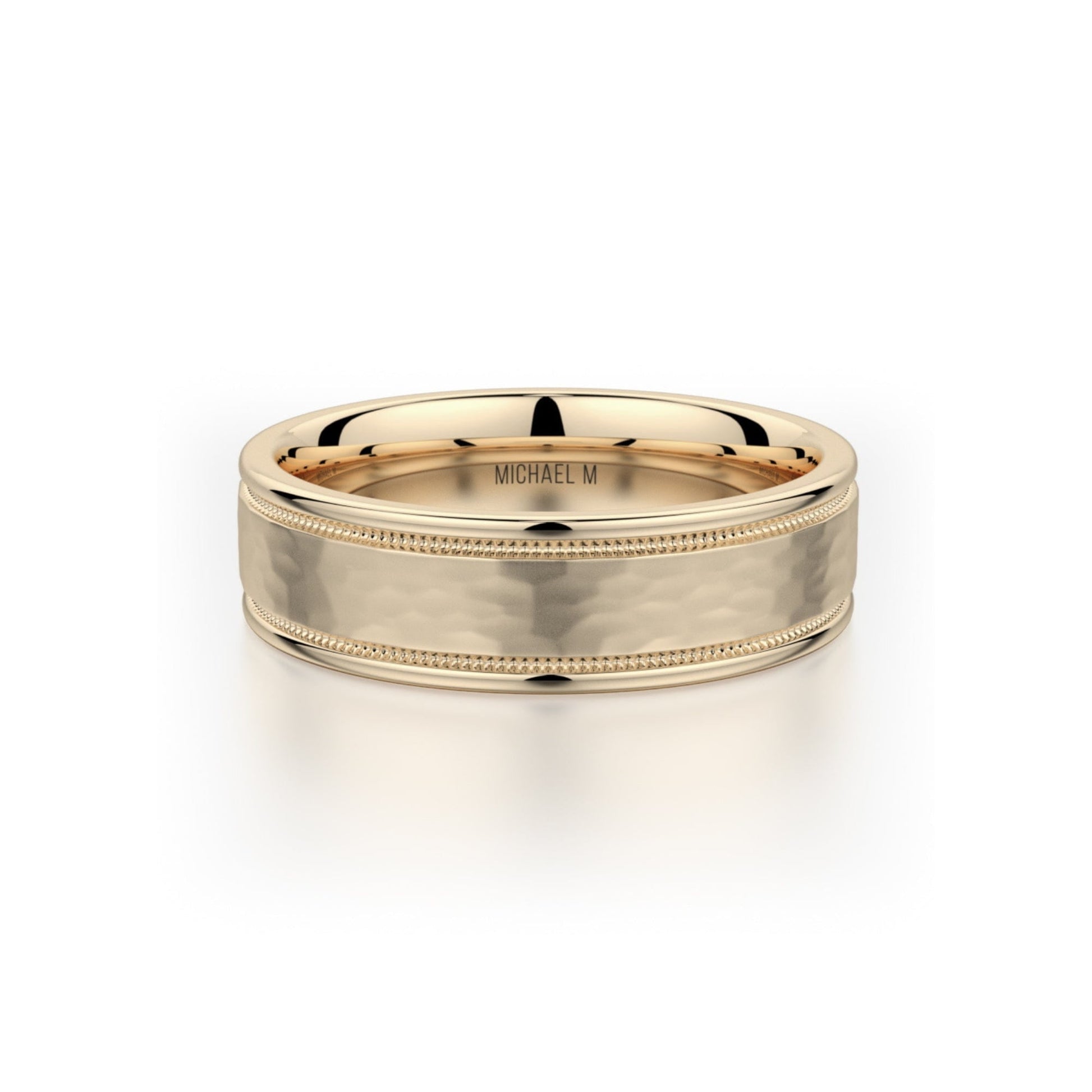 MICHAEL M Men's 14K Yellow Gold / 7 Men's Band MB102 MB-102YG14K