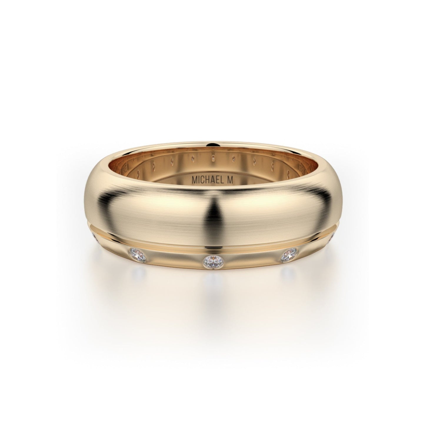 MICHAEL M Men's 14K Yellow Gold / 7 Men's Band MB105 MB-105YG14K
