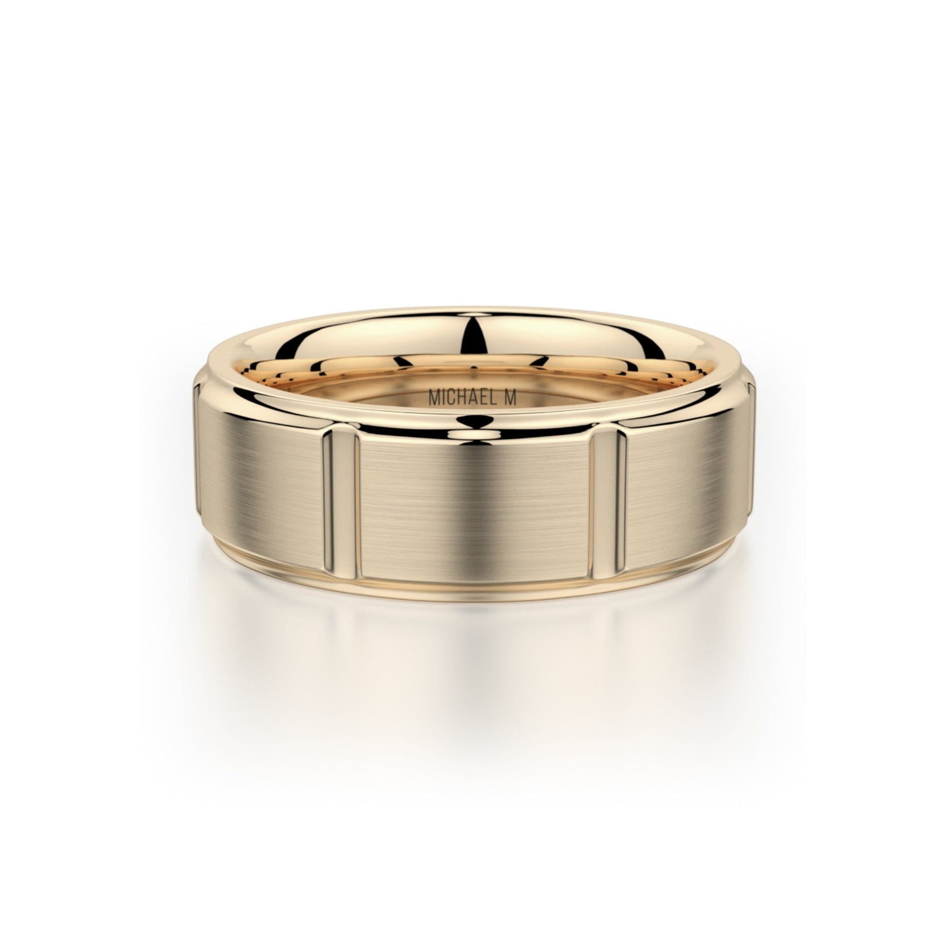 MICHAEL M Men's 14K Yellow Gold / 7 Men's Band MB108 MB-108YG14K