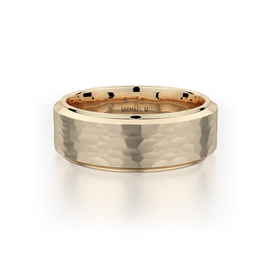 MICHAEL M Men's 14K Yellow Gold / 7 Men's Band MB114 MB-114YG14K