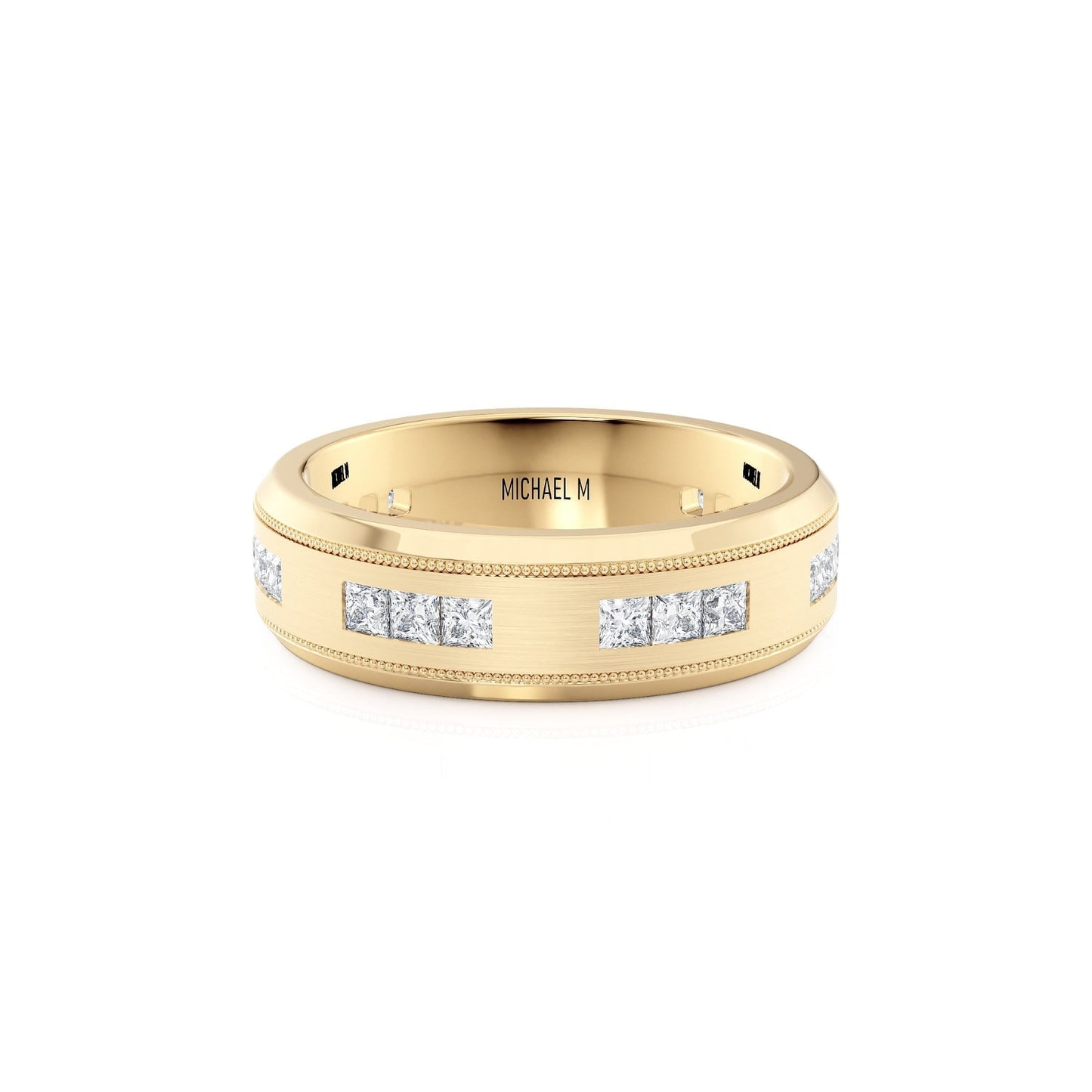 MICHAEL M Men's 14K Yellow Gold / 7 Men's Band MB118