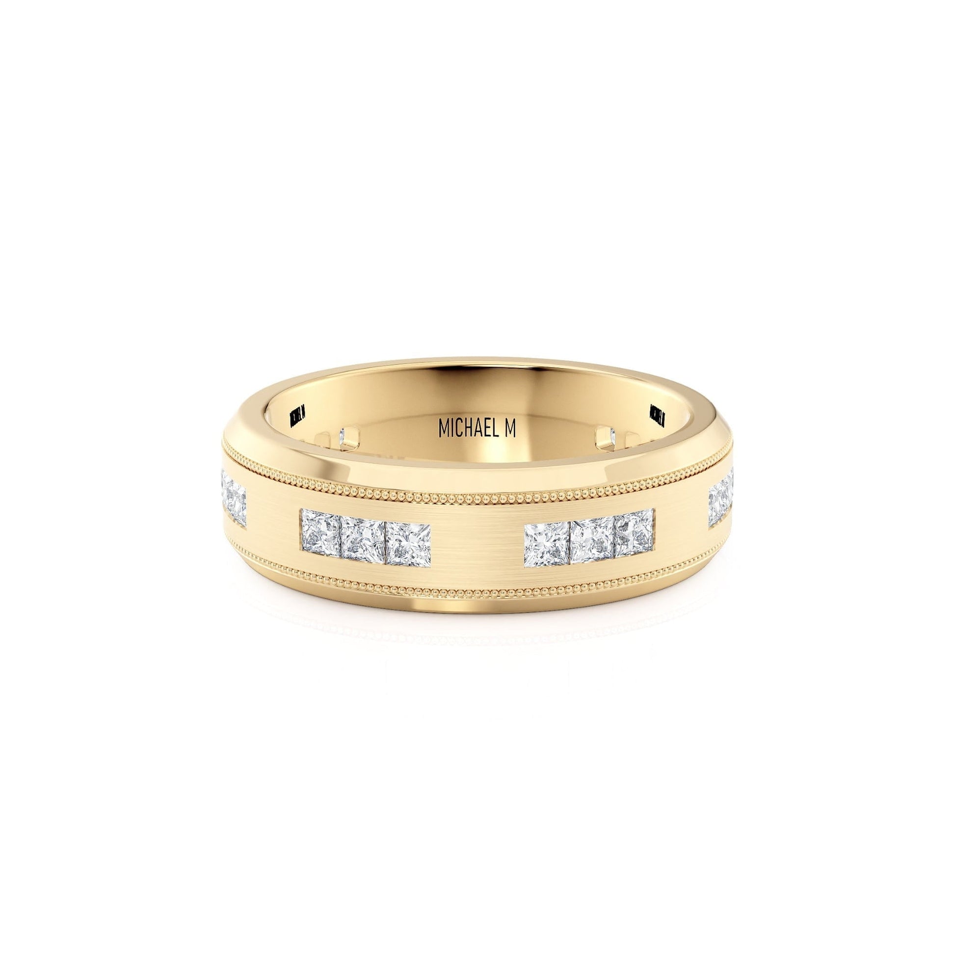 MICHAEL M Men's 14K Yellow Gold / 7 Men's Band MB118