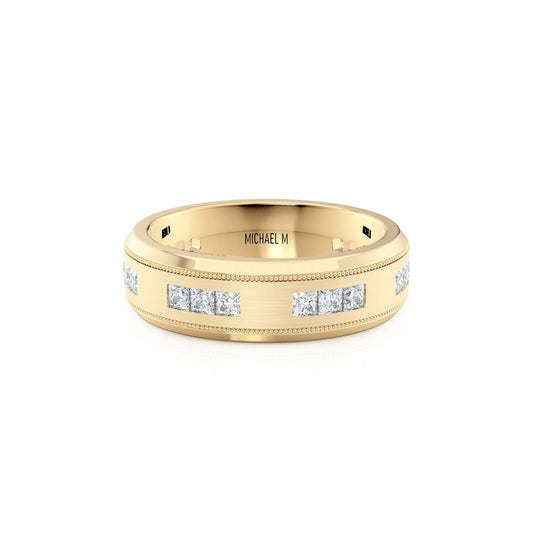 MICHAEL M Men's 14K Yellow Gold / 7 Men's Band MB118