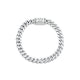 6.5mm Silver Men's Cuban Chain Bracelet