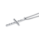 Box Black Diamond Cross Pendant