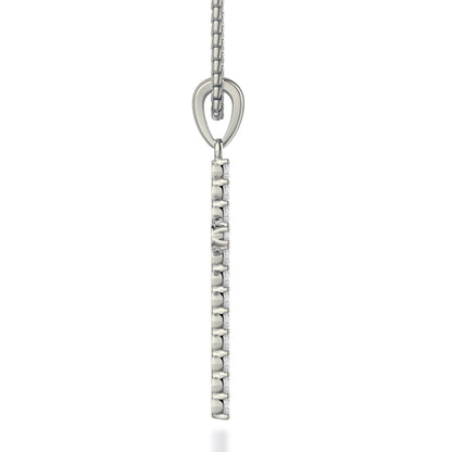 Classic Diamond Cross Necklace