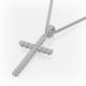 Classic Diamond Cross Necklace