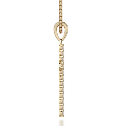 Classic Diamond Cross Necklace