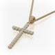 Classic Diamond Cross Necklace