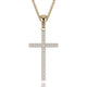 MICHAEL M Men's Classic Diamond Cross Necklace