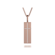 Diamond Cross Tag Necklace