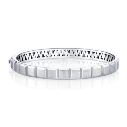 Silver Men's Block Bracelet