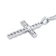 Mens Block Cross Pendant