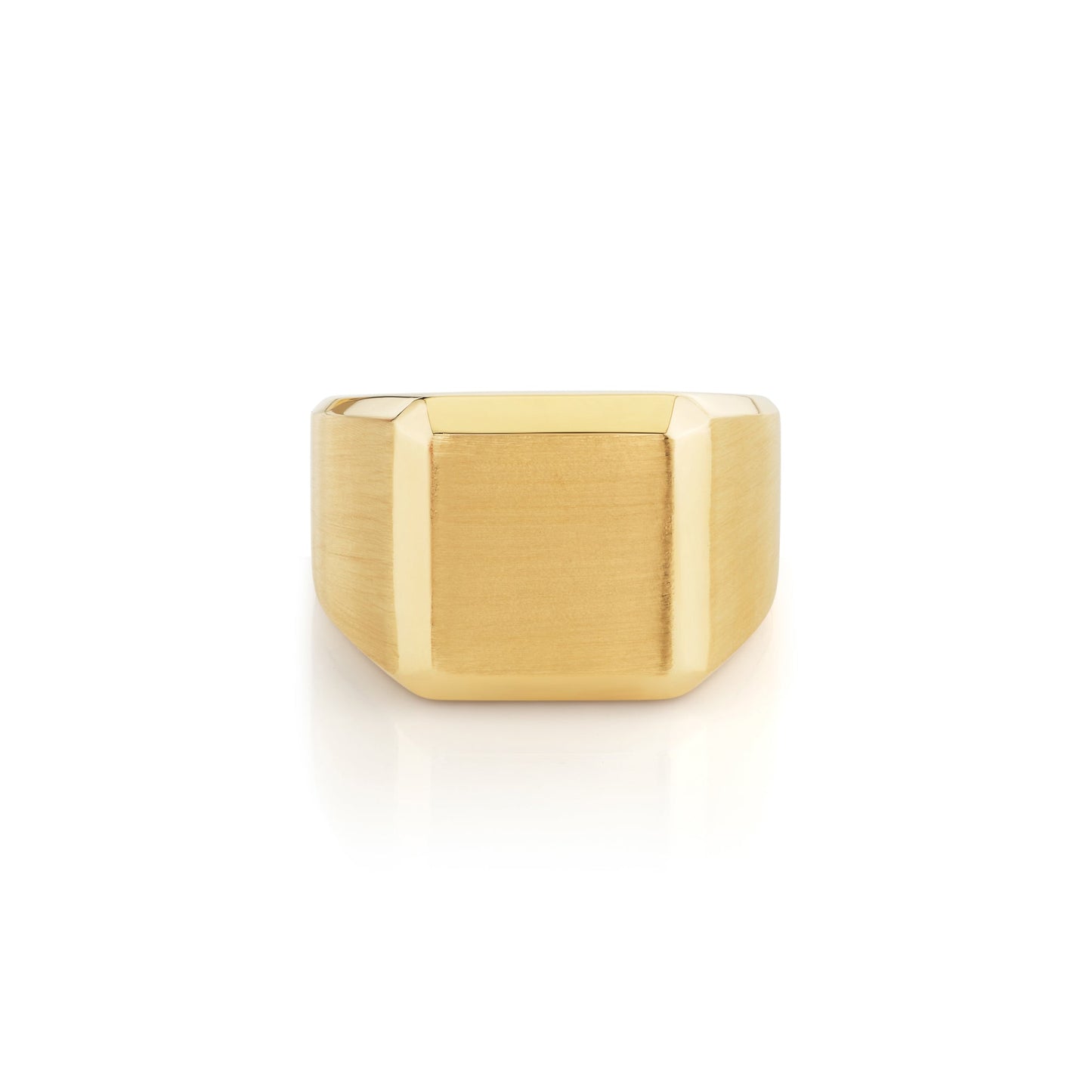 MICHAEL M Men's Mens Block Signet Ring