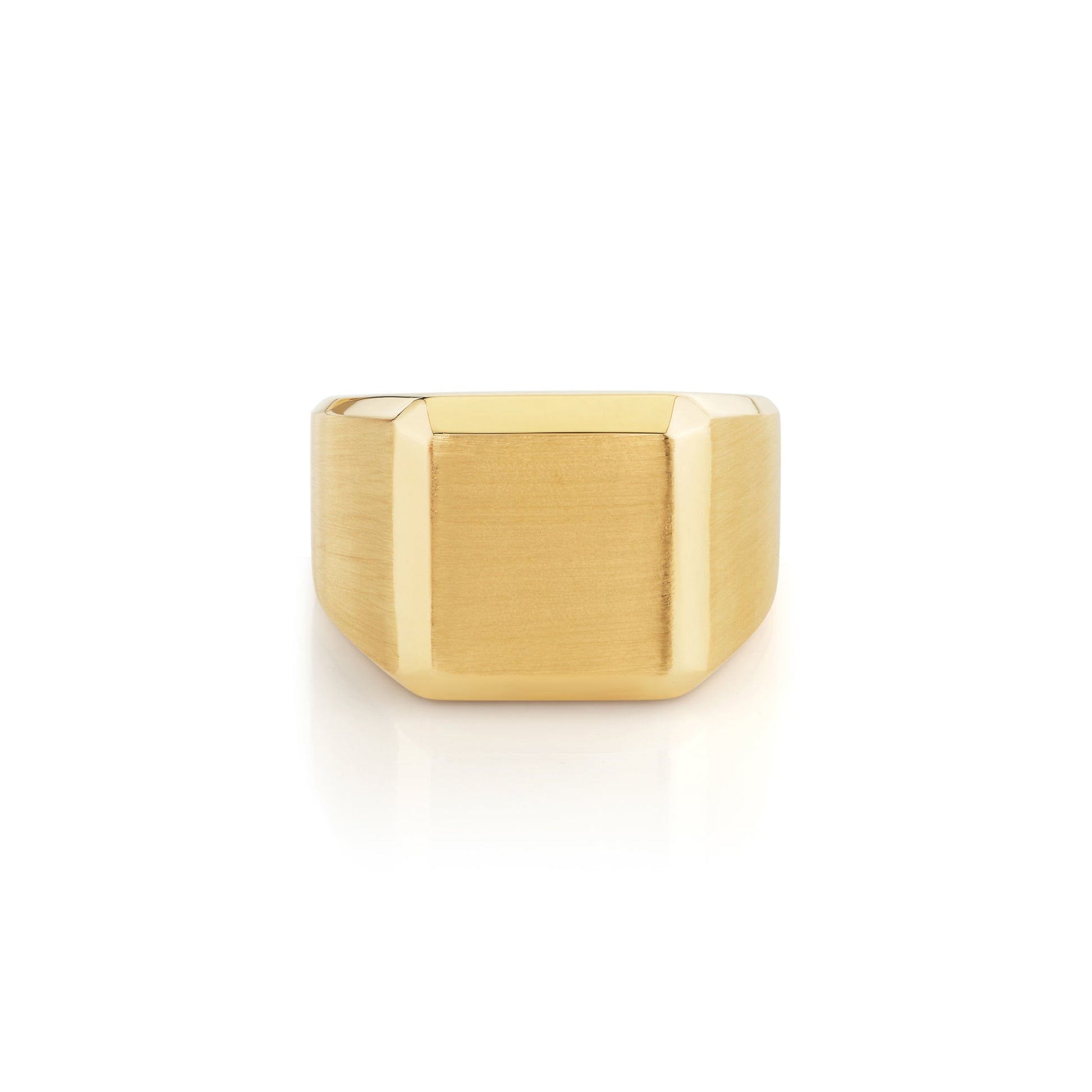MICHAEL M Men's Mens Block Signet Ring