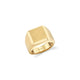 Mens Block Signet Ring
