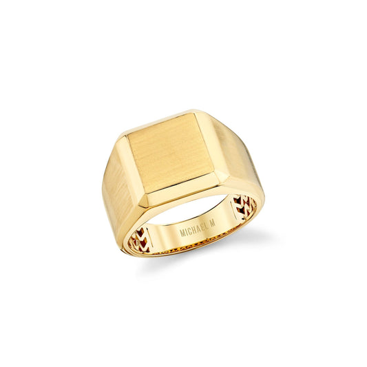 Mens Pinky Signet Ring