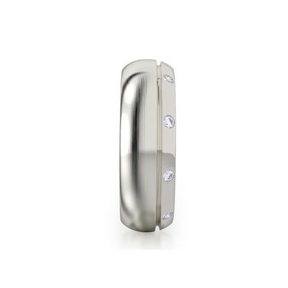 MICHAEL M Men's Platinum / 7 Men's Band MB105 MB-105P