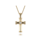 Single Diamond Cross Pendant
