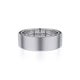 MICHAEL M Men's Titanium / 7 Men's Band MB110 MB110WT
