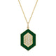 Chroma Pavé Hexagon Pendant