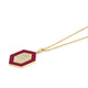 Chroma Pavé Hexagon Pendant
