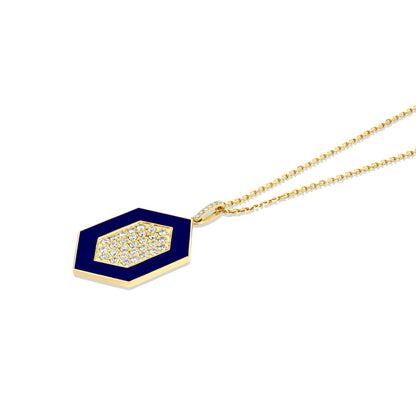 Chroma Pavé Hexagon Pendant