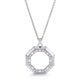 MICHAEL M Necklaces 14K White Gold Octave Baguette Necklace